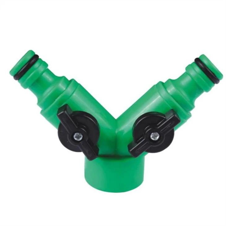 Plastic y hose connector-1